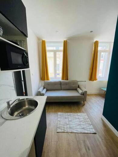 Appartement à louer - Neuf 430 € 1 pièce 17,9 m² 1er étage Saint-Quentin 02100