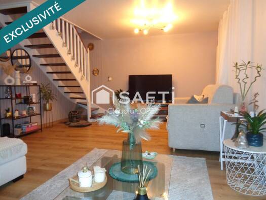 Maison à vendre 366 000 € 5 pièces 3 chambres 77 m² 122 m² de terrain Stade Franconville 95130