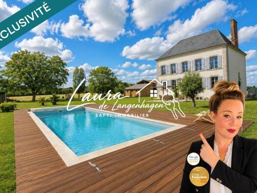 Demeure à vendre 449 900 € 6 pièces 4 chambres 201 m² 2 317 m² de terrain La Ferté-Bernard 72400