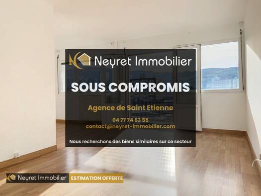 Appartement à vendre 69 900 € 4 pièces 3 chambres 75 m² Étage 4/5 St Etienne 42100