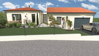 Terrain avec maison neuve à vendre 288 500 € Coudes 63114