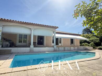 Maison de plain-pied à vendre 582 000 € 4 pièces 3 chambres 146 m² 1 000 m² de terrain St Gely du Fesc 34980