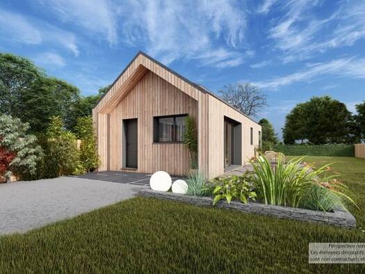 Terrain avec maison neuve à vendre 160 000 € 2 pièces 1 chambre 48 m² 400 m² de terrain Plounéventer 29400