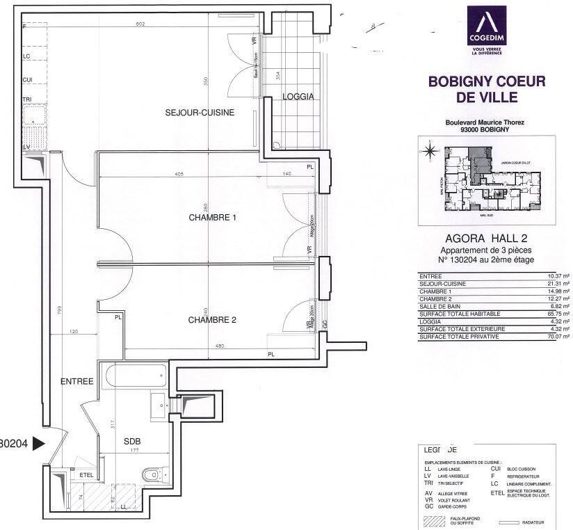 Maison à louer, 65m², BOBIGNY