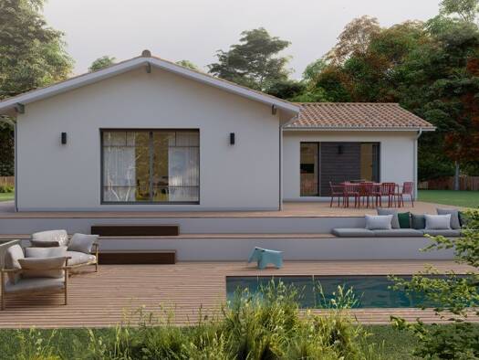 Terrain avec maison neuve à vendre 223 000 € 4 pièces 3 chambres 90 m² 2 210 m² de terrain Tamniès 24620