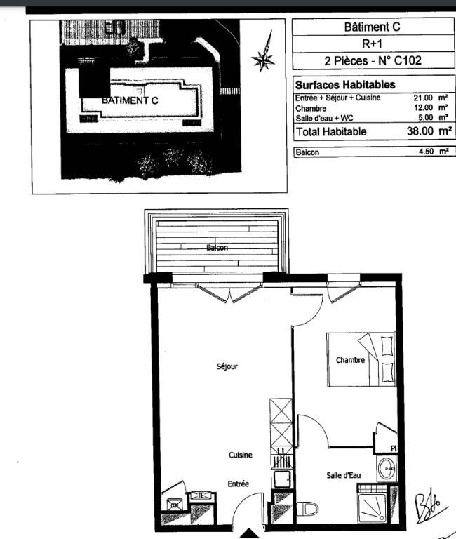 Maison à louer, 38m², LE BOUSCAT