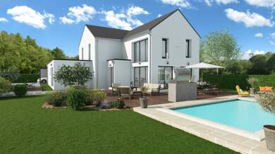 Terrain avec maison neuve à vendre 460 000 € Missillac 44780