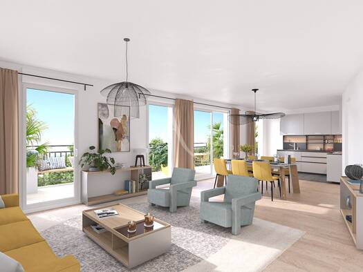 Appartement à vendre 458 000 € 5 pièces 4 chambres 102 m² Étage 4/4 Ragon Reze 44400