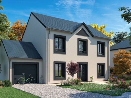 Terrain avec maison neuve à vendre 425 000 € 6 pièces 5 chambres 123,9 m² 579 m² de terrain Sud Ifs 14123