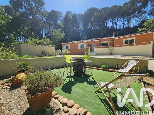 Maison de plain-pied à vendre 300 000 € 5 pièces 4 chambres 110 m² 2 490 m² de terrain Connaux 30330