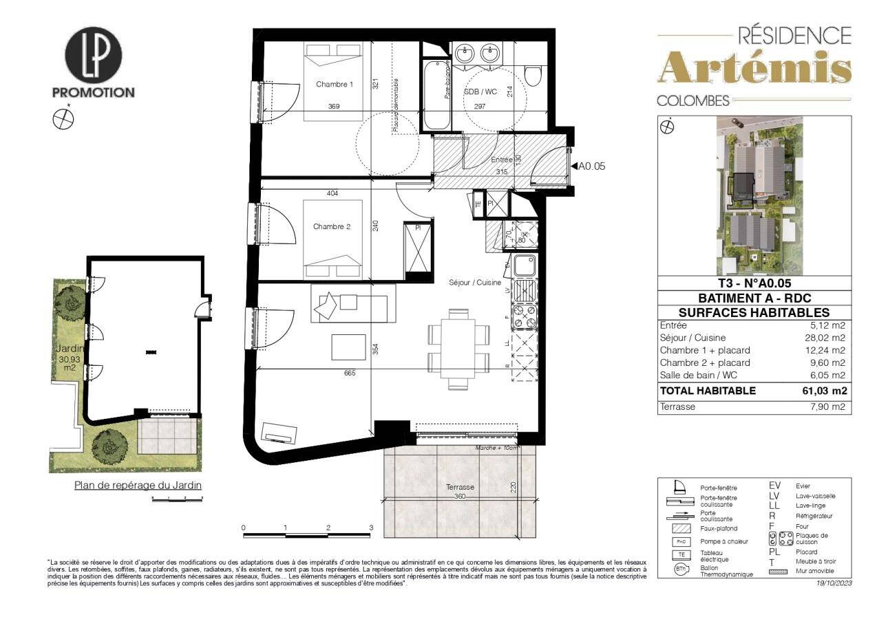 Maison à louer, 61m², COLOMBES