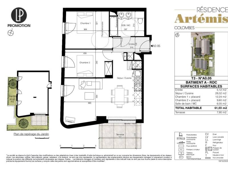Maison à louer, 61m², COLOMBES