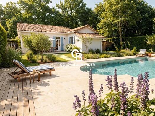 Maison de plain-pied à vendre 666 750 € 3 pièces 2 chambres 116 m² 947 m² de terrain Arès 33740