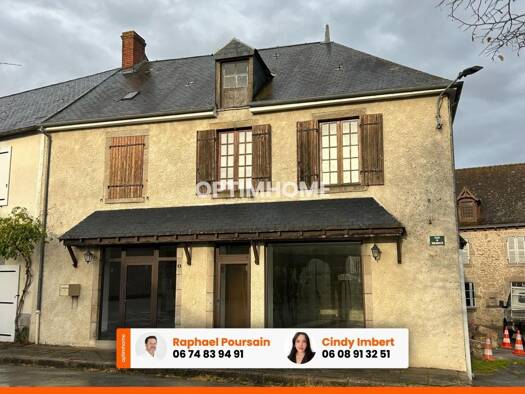 Maison à vendre 71 500 € 11 pièces 4 chambres 137 m² 260 m² de terrain Les Grands-Chézeaux 87160