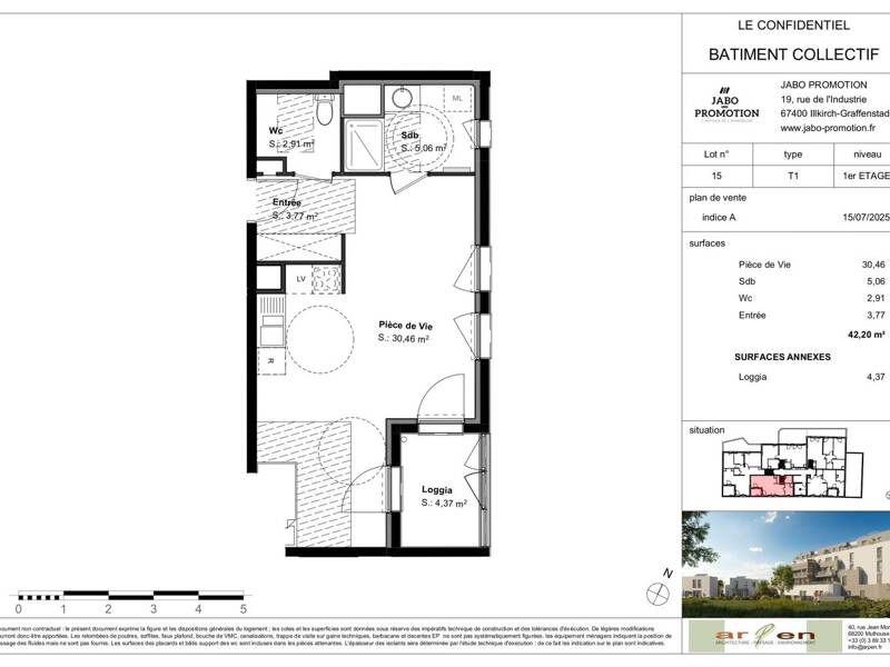 Maison à louer, 42m², STRASBOURG