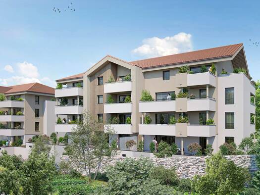 Appartement à vendre - neuf 202 800 € 3 pièces 2 chambres 69,1 m² dès le 30/06/2026 Les Ocoteaux Saint-Marcellin 38160