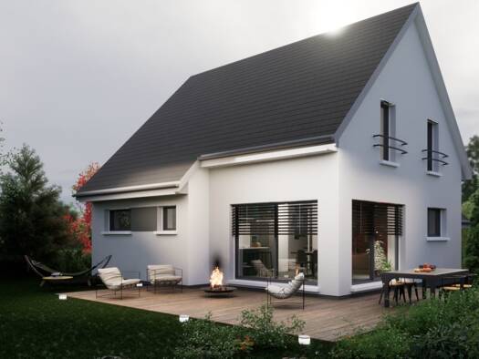 Terrain avec maison neuve à vendre 407 670 € 6 pièces 4 chambres 105 m² 495 m² de terrain Soultz-les-Bains 67120