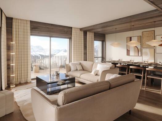 Appartement à vendre - neuf 1 176 000 € 2 pièces 1 chambre 49,8 m² Étage 4/6 Tignes 73320