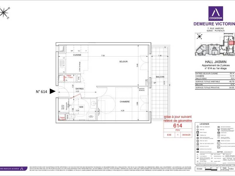 Maison à louer, 46m², PUTEAUX