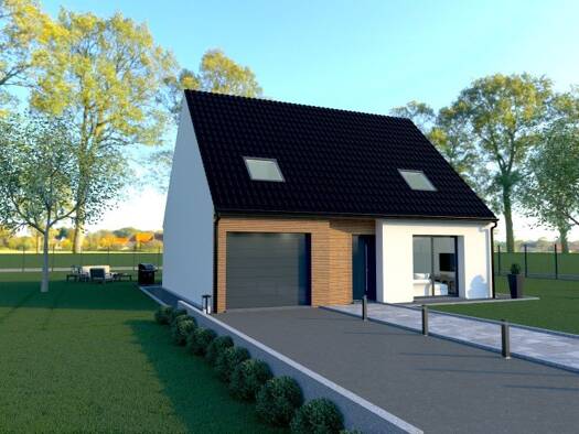 Terrain avec maison neuve à vendre 238 825 € 4 pièces 3 chambres 95 m² 501 m² de terrain Agny 62217