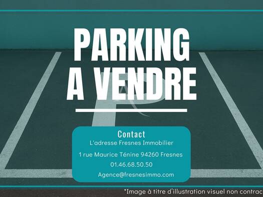 Parking à vendre 6 500 € Centre Ville Fresnes 94260
