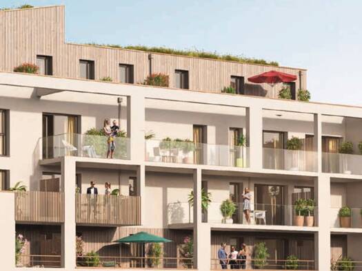 Appartement à vendre - neuf 365 500 € 3 pièces 3 chambres 66 m² RDC/4 Cucq 62780