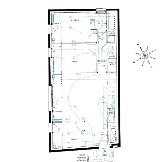 Maison à louer, 70m², MANTES LA JOLIE