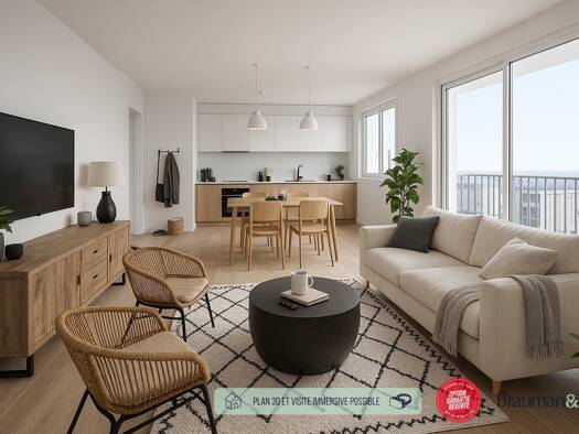 Appartement à vendre - neuf 397 000 € 4 pièces 3 chambres 84 m² 1er étage Morainvilliers 78630