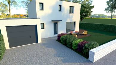 Terrain avec maison neuve à vendre 404 000 € Reyrieux 01600
