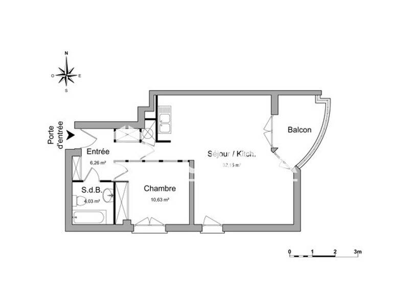 Maison à louer, 53m², GRENOBLE