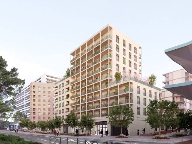 Appartement à vendre - neuf 190 500 € 1 pièce 28,6 m² 1er étage dès le 31/12/2026 Place de France Massy 91300