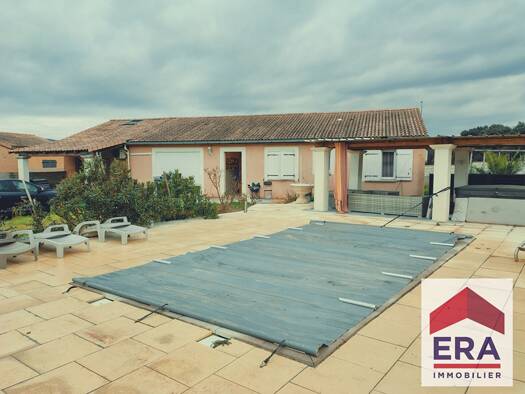 Maison de plain-pied à vendre 276 800 € 5 pièces 4 chambres 120 m² 800 m² de terrain Donzere 26290