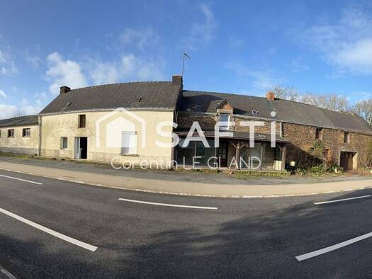 Maison à vendre 189 000 € 3 pièces 1 chambre 200 m² 14 439 m² de terrain Théhillac 56130