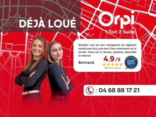 Maison à louer 1 360 € 3 pièces 2 chambres 116,3 m² 182 m² de terrain Pollestres 66450