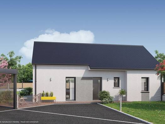 Terrain avec maison neuve à vendre 166 147 € 4 pièces 3 chambres 77 m² 700 m² de terrain Germigny-des-Prés 45110