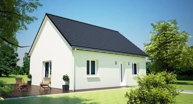 Maison neuve à vendre 182 015 € 3 pièces 2 chambres 60,7 m² 660 m² de terrain La Forêt-du-Parc 27220
