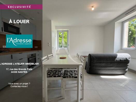 Maison à louer 950 € 3 pièces 2 chambres 60 m² Saint-Joseph Nantes 44300
