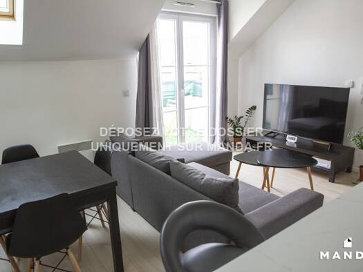 Appartement à louer 914 € 2 pièces 1 chambre 42 m² 2ème étage Beauregard-Les Gradins Torcy 77200