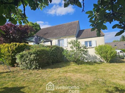Maison de plain-pied à vendre 259 400 € 5 pièces 3 chambres 91 m² 581 m² de terrain Milly-la-Forêt 91490