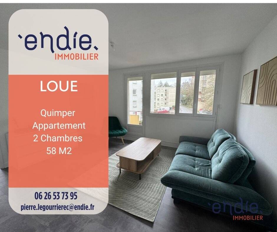 Maison à louer, 58m², QUIMPER