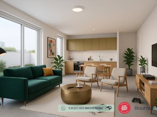 Appartement à vendre - neuf 385 000 € 4 pièces 3 chambres 83 m² RDC Morainvilliers 78630