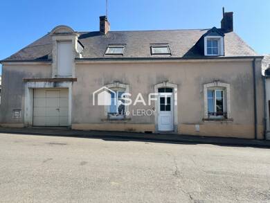 Maison à vendre 112 500 € 3 pièces 2 chambres 82 m² 382 m² de terrain Coulans-sur-Gee 72550