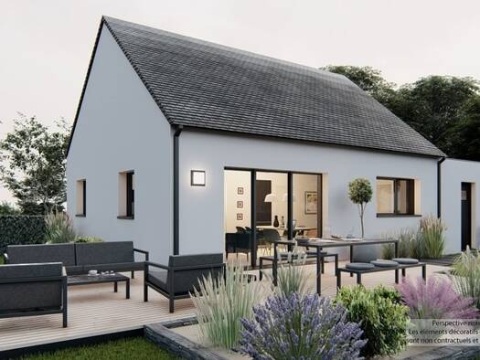 Terrain avec maison neuve à vendre 177 500 € 3 pièces 2 chambres 57 m² 250 m² de terrain Montauban-de-Bretagne 35360