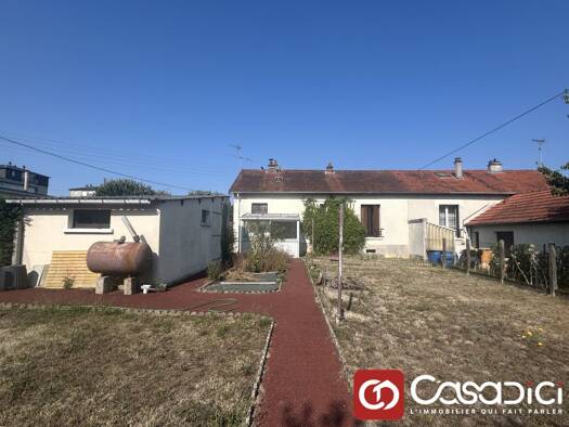 Maison de plain-pied à vendre 117 000 € 3 pièces 2 chambres 63 m² 397 m² de terrain Varennes-Vauzelles 58640