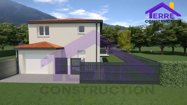 Terrain avec maison neuve à vendre 238 000 € Chavanay 42410