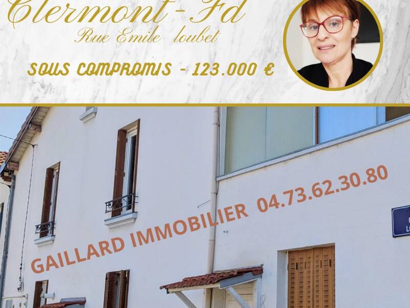 Maison à vendre, 56m², CLERMONT FERRAND
