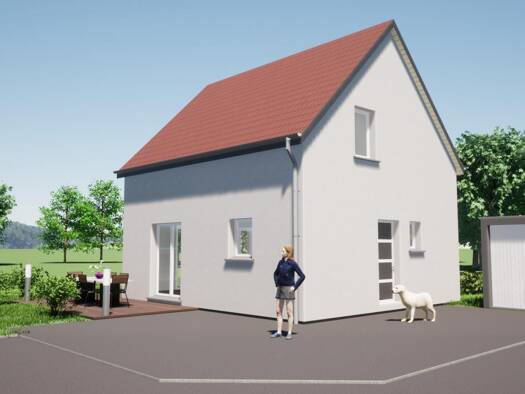 Terrain avec maison neuve à vendre 244 600 € 5 pièces 3 chambres 85 m² 350 m² de terrain Urschenheim 68320