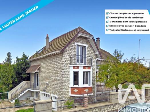 Maison à vendre 384 900 € 6 pièces 4 chambres 138 m² 473 m² de terrain Moret-Loing-et-Orvanne 77250