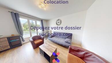 Appartement à louer 310 € 4 pièces 3 chambres 67 m² 5ème étage Bellevue-Solaure Saint-Étienne 42100