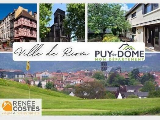 Maison en viager occupé Bouquet 63 905 € 4 pièces 3 chambres 100 m² 486 m² de terrain Le Brezet Clermont-Ferrand 63000